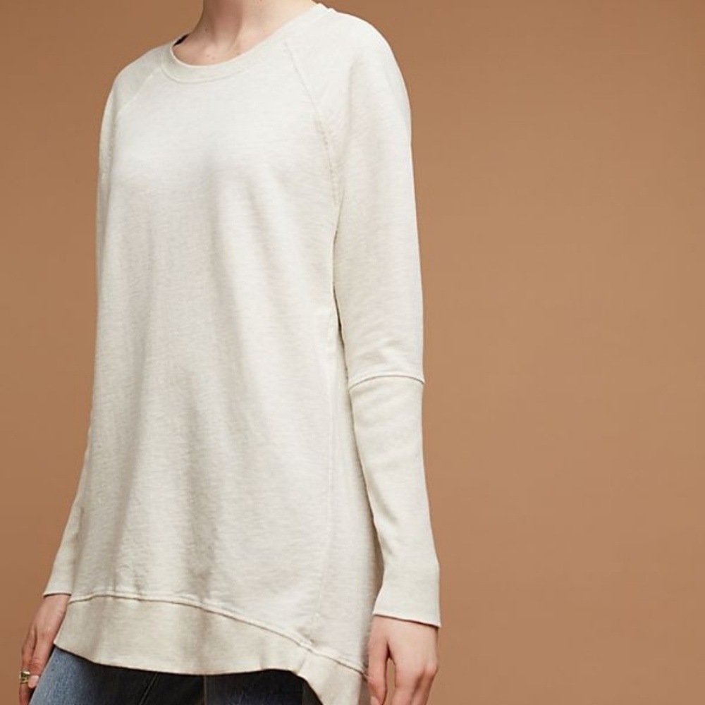 ANTHROPOLOGIE'S T. LA CREW NECK TUNIC SWEATSHIRT - Picture 3 of 8